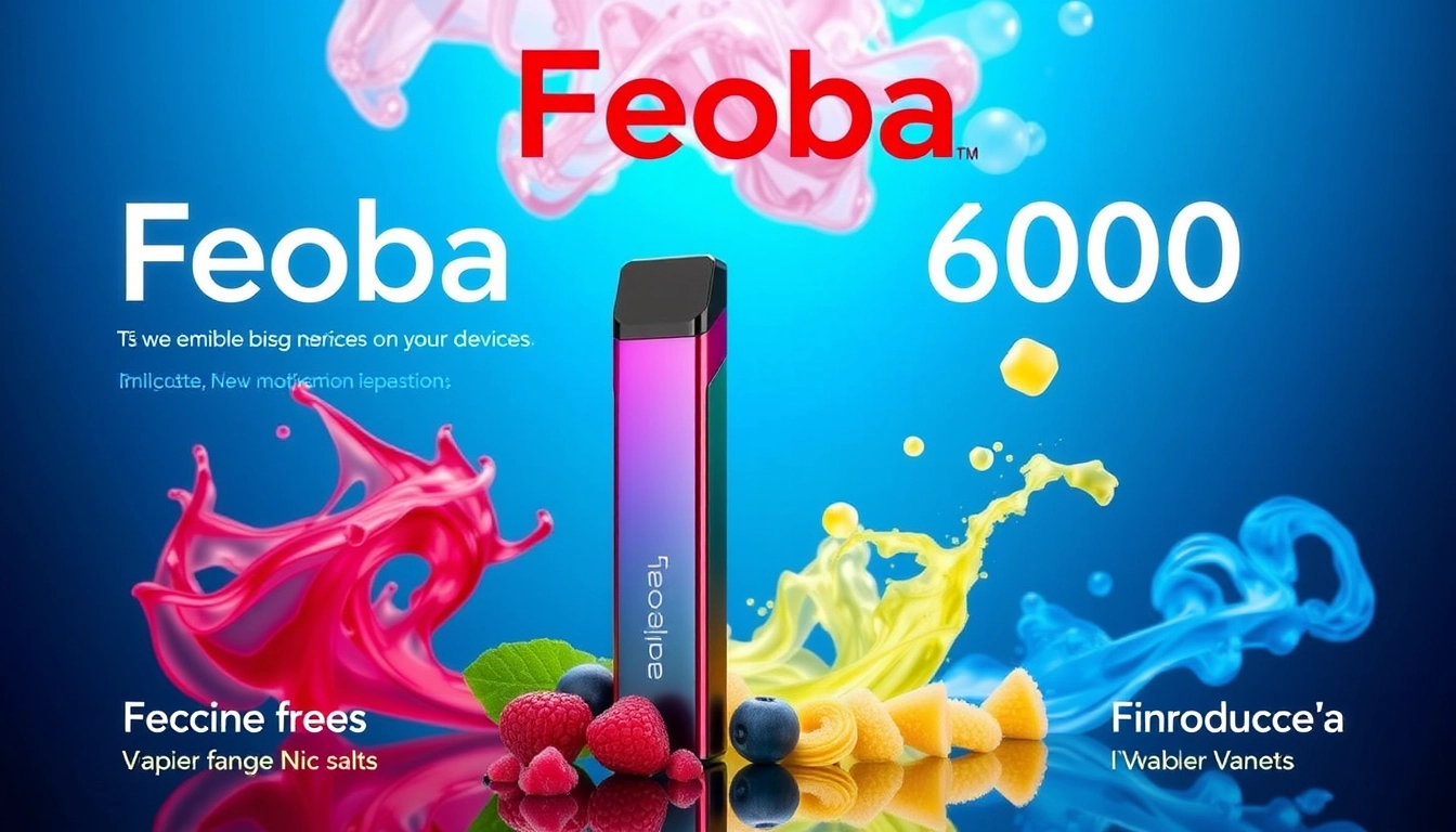 Unlock the Flavor Explosion: The Benefits of Nic Salts and Feoba Big Bar 6000